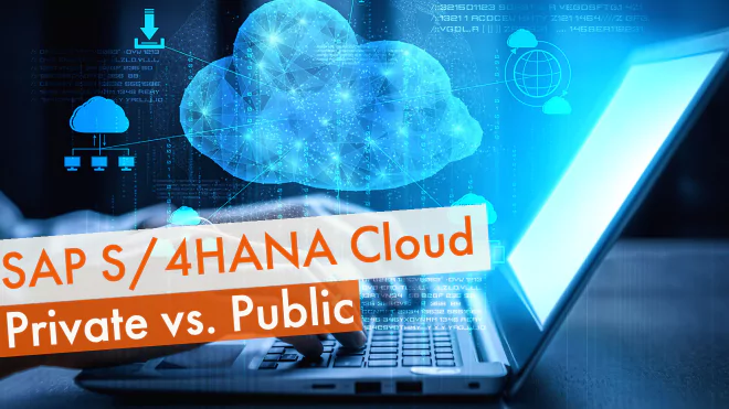 SAP Private vs Public Cloud Beitragsbild