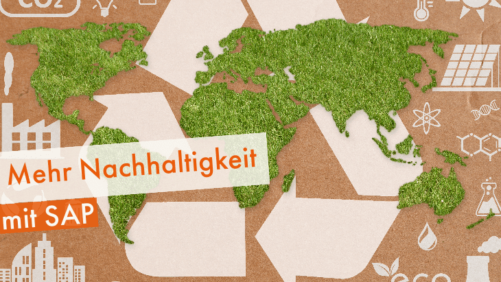 Beitragsbild Nachhaltigkeit mit SAP