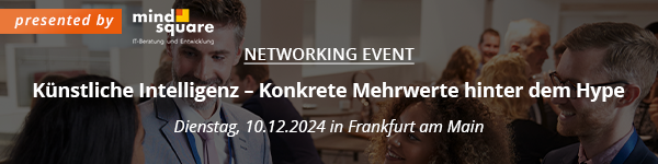 Networking Künstliche Intelligenz 10.12.2024 Frankfurt