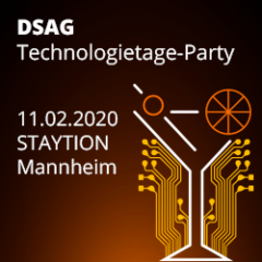 Unsere DSAG Technologietage-Party