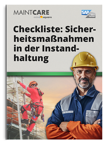 Cover Checkliste: Sicherheitsmaßnahmen in der Instandhaltung