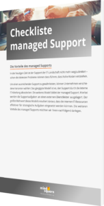 Checkliste managed Support