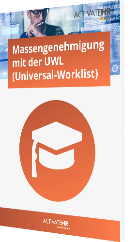 Massengenehmigung mit der UWL (Universal-Worklist)