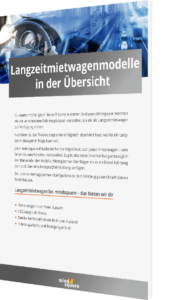 Langzeitmietwagenmodelle in der Übersicht