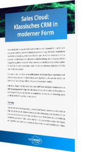 Unser Whitepaper zur Sales Cloud: Klassisches CRM in moderner Form