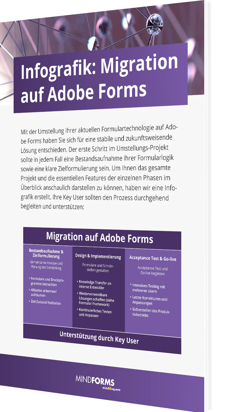 Infografik: Migration auf Adobe Forms