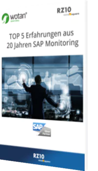 Unser E-Book zum Thema Top 5 Erfahrungen aus 20 Jahren SAP Monitoring