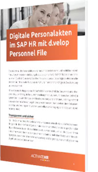 Unser Whitepaper zum Thema Digitale Personalakten im SAP HR mit d.velop Personnel File