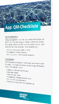 App: QM-Checkliste