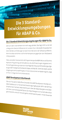 Entwicklungsumgebungen ABAP & Co