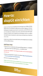 Howto ABAPGit einrichten
