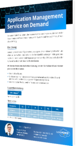 Application Management Service on Demand