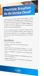 Unsere Checkliste zur Service Cloud