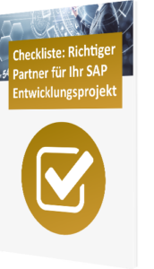 Partner für SAP Entwicklungsprojekte