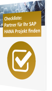 Checkliste Partner für SAP HANA Projekte