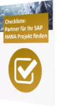 Checkliste Partner für SAP HANA Projekte