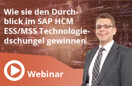 SAP ESS/MSS Technologiedschungel