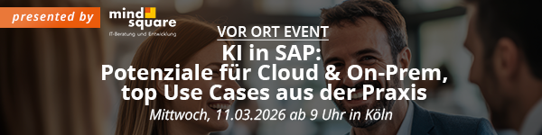 KI in SAP: Event vor Ort