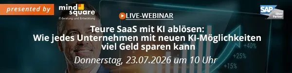 Live-Webinar Software mit KI