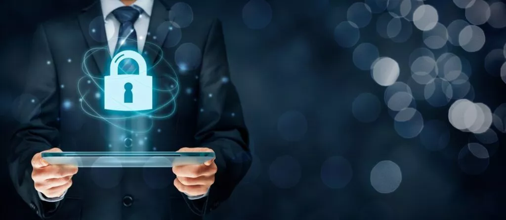 Cybersecurity and information technology security services concept. Login or sign in internet concepts.