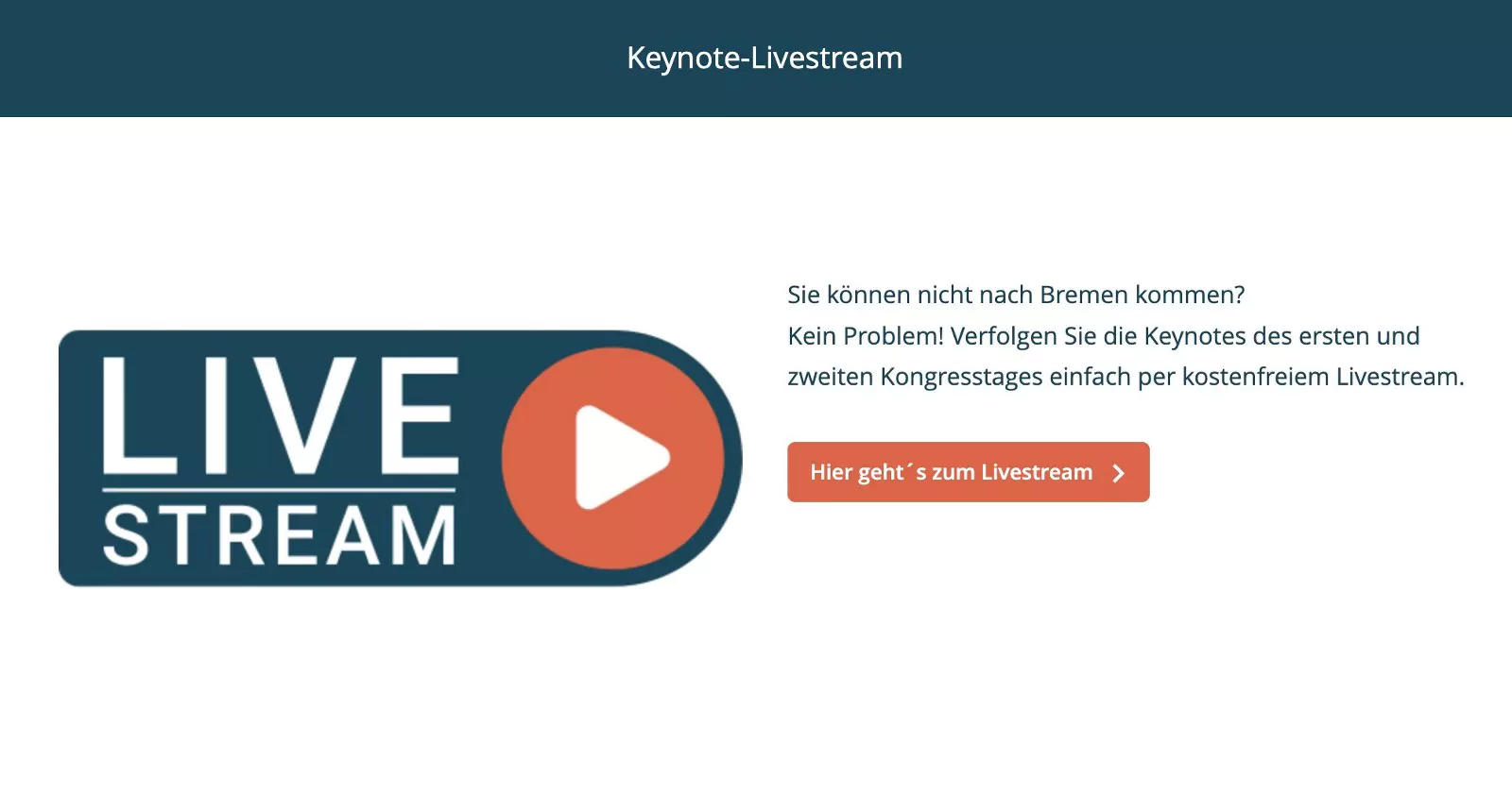Livestream DSAG Jahreskongress 2023
