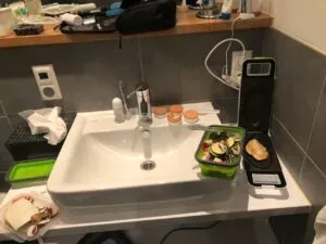 Elektrogrill im Hotel
