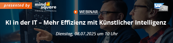 Banner Startseite Live-Webinar KI in der IT