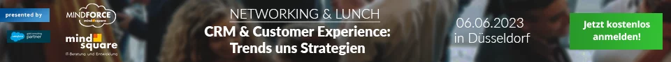 Networking und Lunch CRM und Customer Experience – Trends und Strategien 20230606 Banner Startseite