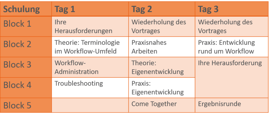 SAP Workflow Schulung