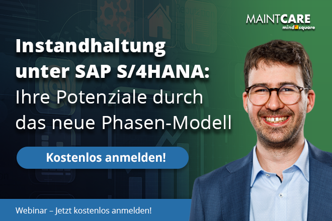 Thumbnail Webinar: Instandhaltung unter SAP S/4HANA