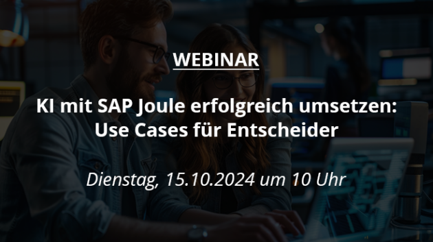 Webinar KI mit SAP Joule