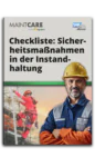 Checkliste: Sicherheitsmaßnahmen in der Instandhaltung