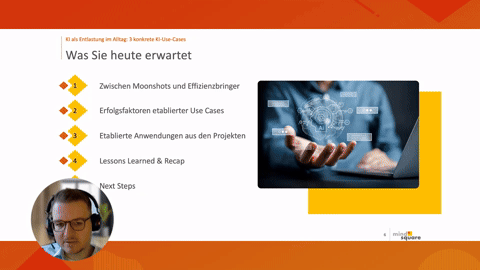 Webinar Use Cases KI Entlastung im Arbeitsalltag