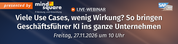 Live-Webinar zu KI topd down im Unternehmen verankern
