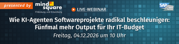 Live-Webianr zu KI in Softwareprojekten