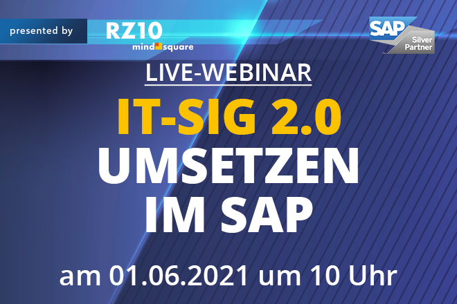 IT-SiG 2.0 umsetzen im SAP