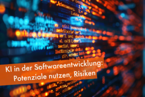 Code als Symbol für KI in der Softwareentwicklung