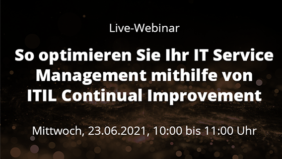 live-webinar ITSM mit ITIL