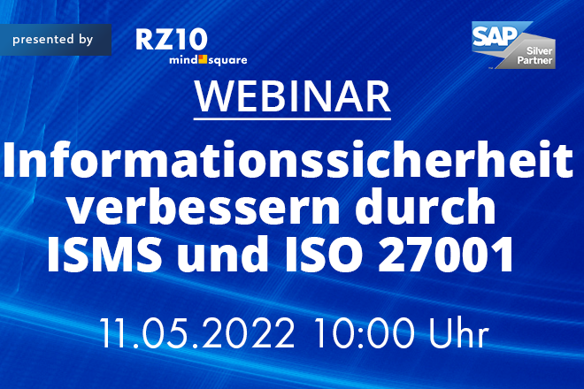 Live-Webinar: Informationssicherheit verbessern durch ISMS und ISO 27001