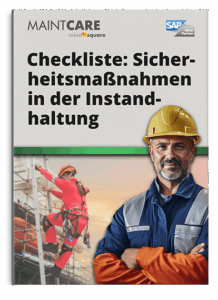 Cover Checkliste: Sicherheitsmaßnahmen in der Instandhaltung