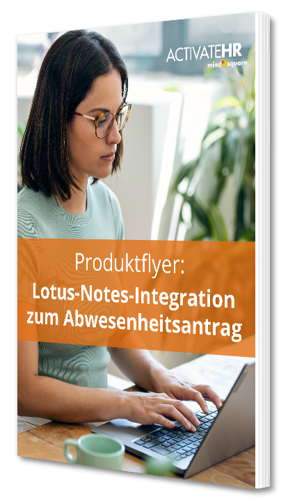 Self-Service-AddOn: Lotus-Notes-Integration zum Abwesenheitsantrag