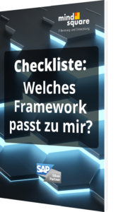 Unsere Checkliste: Welches Framework passt zu mir?