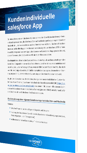 Kundenindividuelle Salesforce App