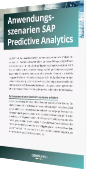 Unser Whitepaper zu den Anwendungsszenarien SAP Predictive Analytics