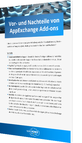 Vorteile und Nachteile von AppExchange Add Ons