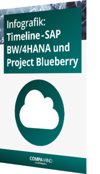Unsere Infografik zur Timeline – SAP BW/4HANA und Project Blueberry