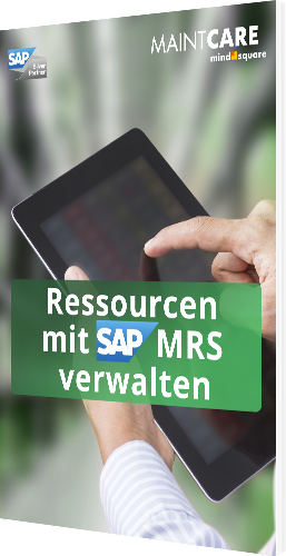 Unser Whitepaper zum Thema: Ressourcen mit SAP MRS verwalten