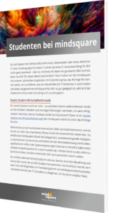 Studenten bei mindsquare