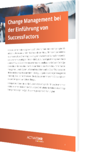 Change Management bei der Einführung von SuccessFactors