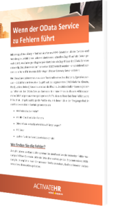 Wenn der OData Service zu Fehlern führt